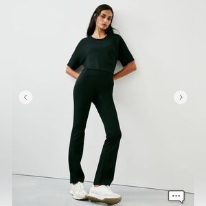 SPANX Booty Boost Flare Pant, Black, Size Large Petite, Like New